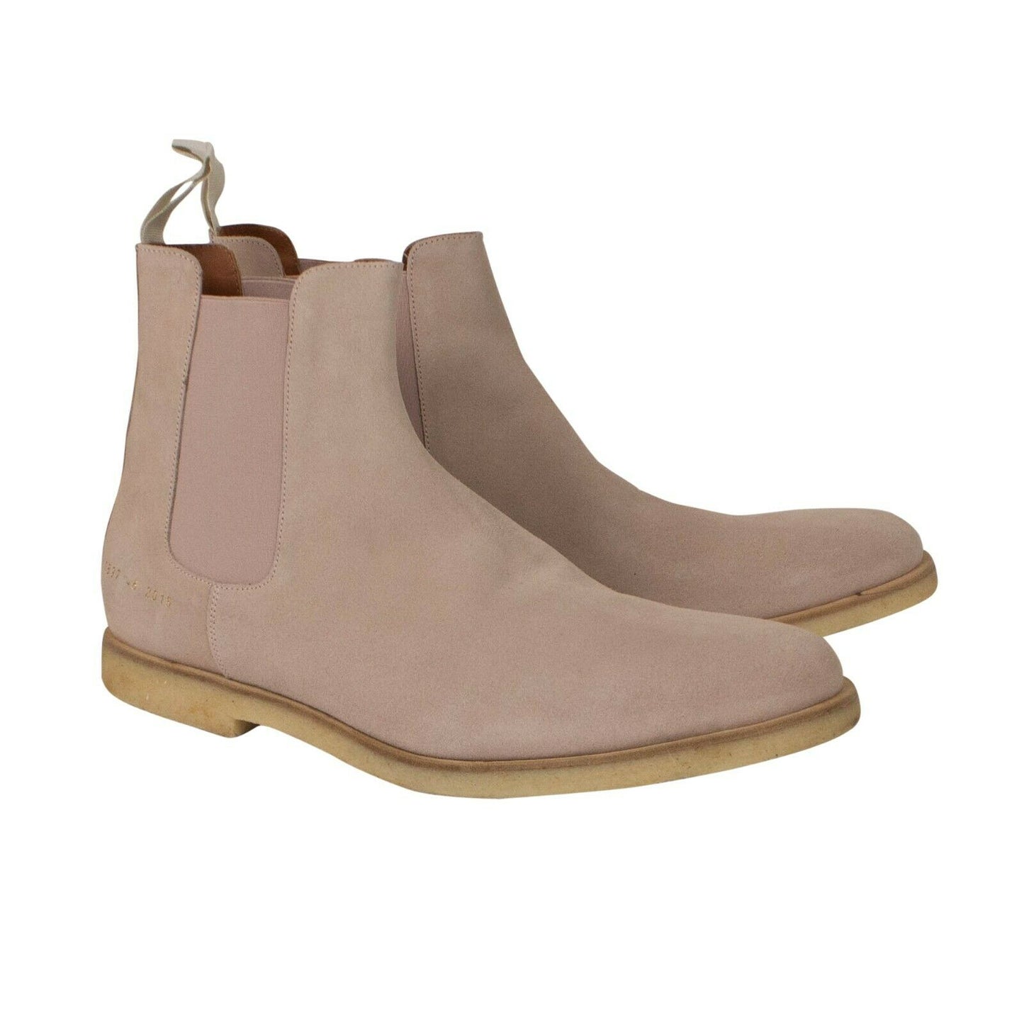 SUEDE 'CHELSEA' BLUSH ANKLE BOOTS