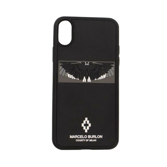 Marcelo Burlon 3D Wings Iphone X Phone Case - Black