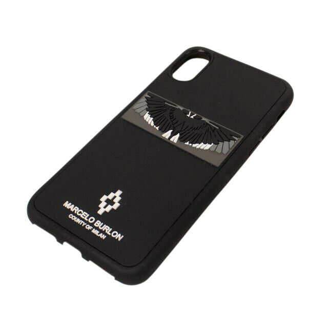 Marcelo Burlon 3D Wings Iphone X Phone Case - Black