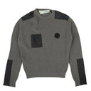 Gray Logo Patch Sweater