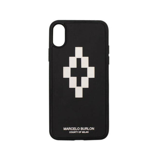 Marcelo Burlon '3D Cross Logo' Iphone X Phone Case - Black