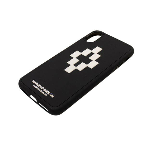 Marcelo Burlon '3D Cross Logo' Iphone X Phone Case - Black