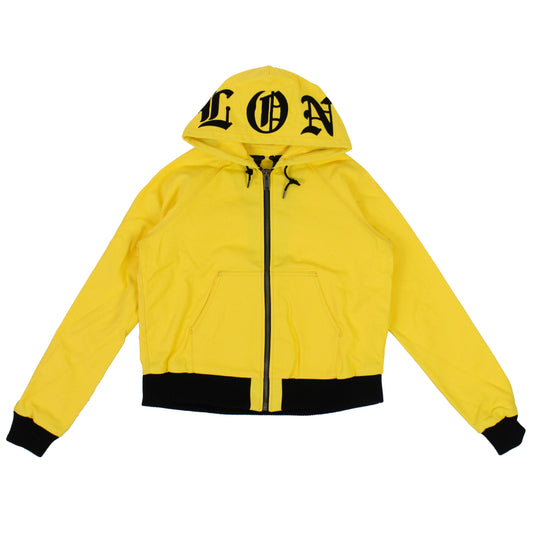 Yellow Canvas Hoodie