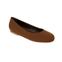 Brown Ballet Flat Shoes