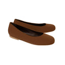 Brown Ballet Flat Shoes