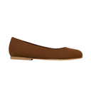 Brown Ballet Flat Shoes