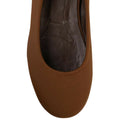 Brown Ballet Flat Shoes