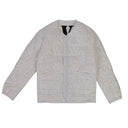 White V Logo Quilted Jacket