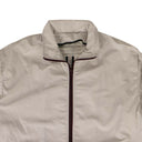 Light Gray Asymmetric Drawstring Jacket