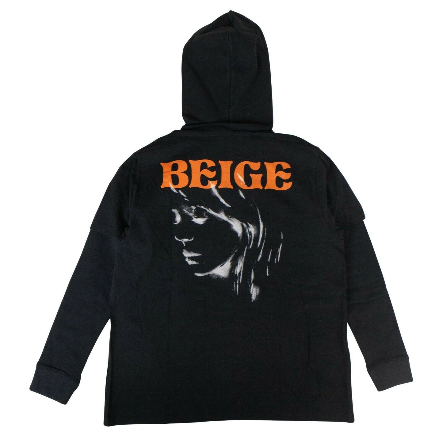 Black Portrait Hoodie