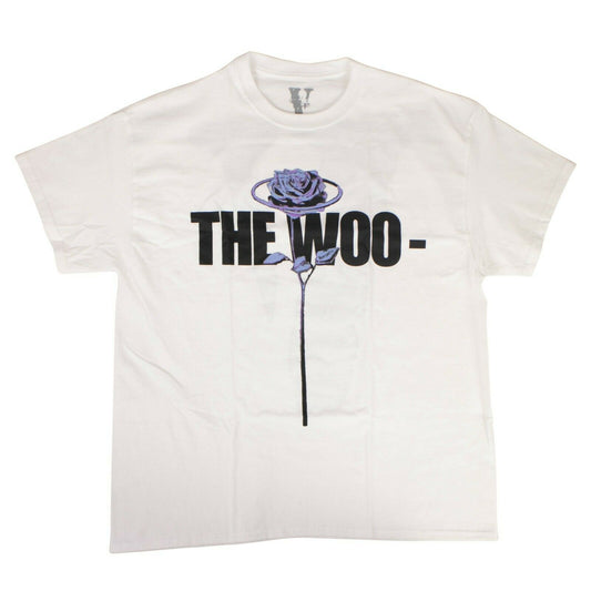 COTTON 'THE WOO' SHORT SLEEVE WHITE T-SHIRT