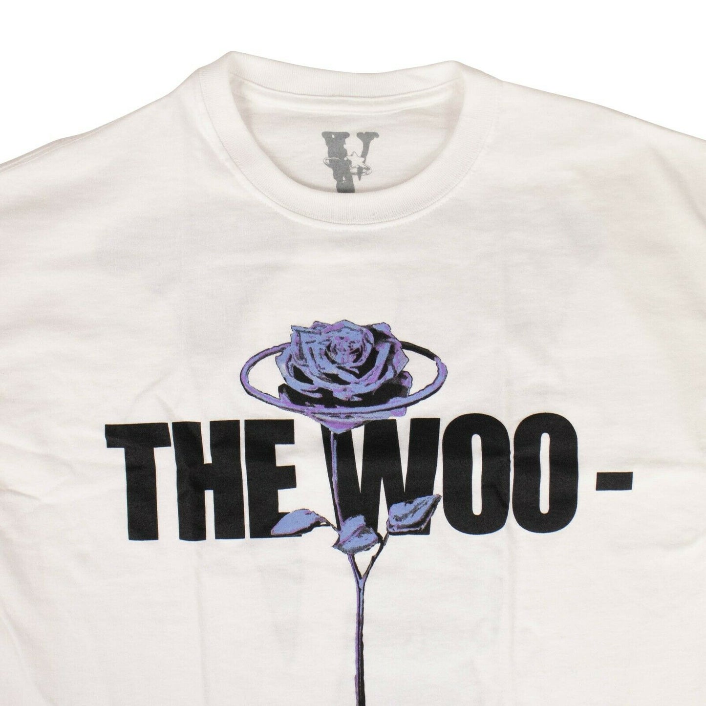 COTTON 'THE WOO' SHORT SLEEVE WHITE T-SHIRT