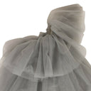 Gray Tulle Raptor Long Dress