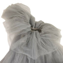 Gray Tulle Raptor Long Dress