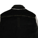 Black/White Contrast Panel Denim Jacket