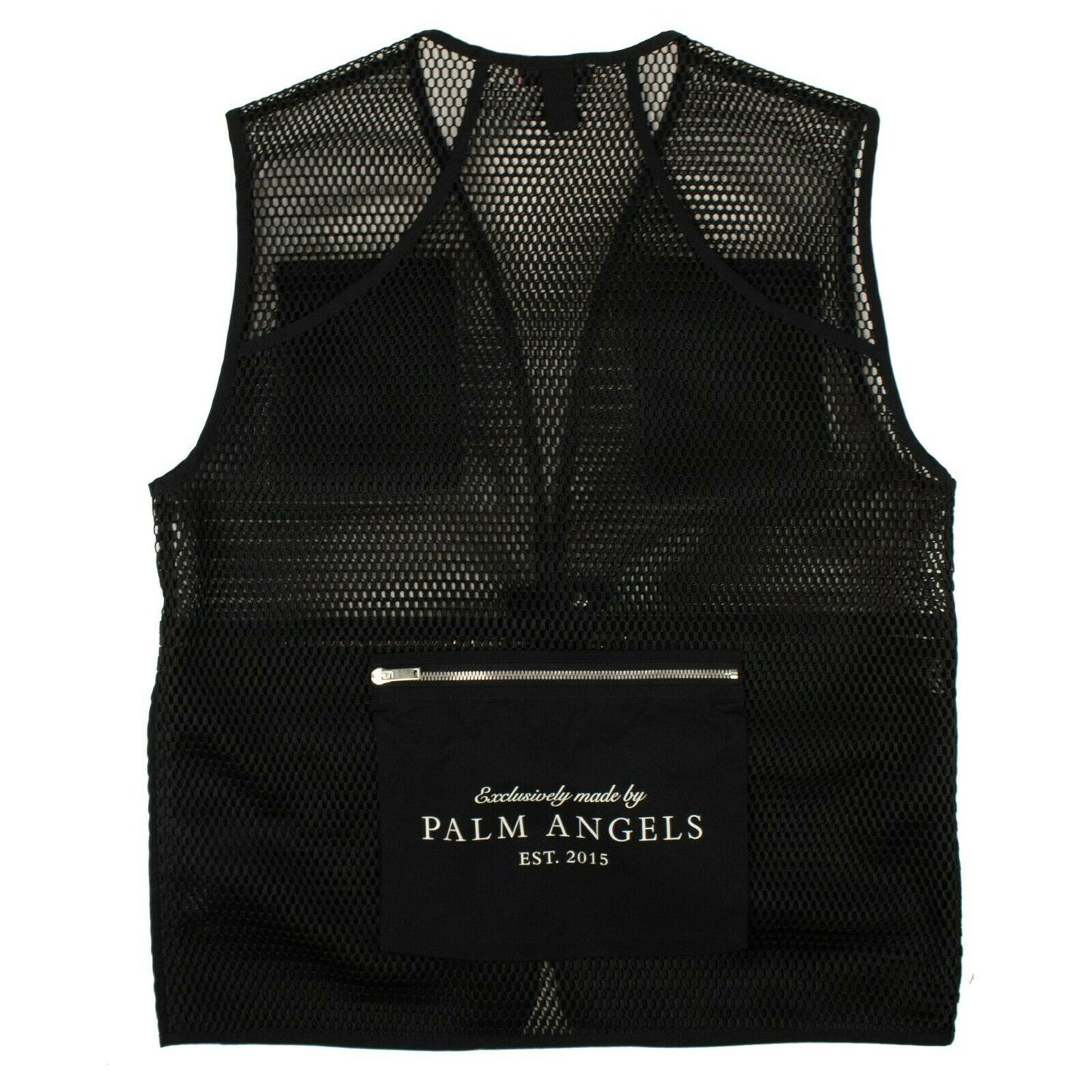 Black Mesh Multi Pocket Vest