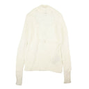 Unravel Project Alpaca Slim Fit Sweater - Whie