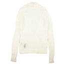 Unravel Project Alpaca Slim Fit Sweater - Whie