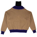 Tan College Turtleneck Sweater