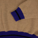 Tan College Turtleneck Sweater