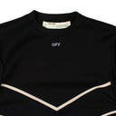 Black Intarsia Short Dress