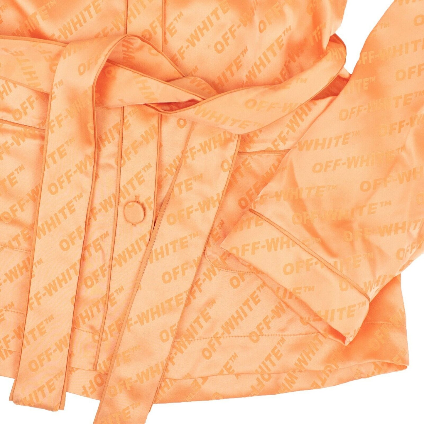 Orange Pajama Style Shirt