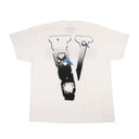 COTTON 'HAWK EM' SHORT SLEEVE WHITE T-SHIRT