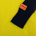 Heron Preston Ribbed Knit Dress - Navy/Yellow