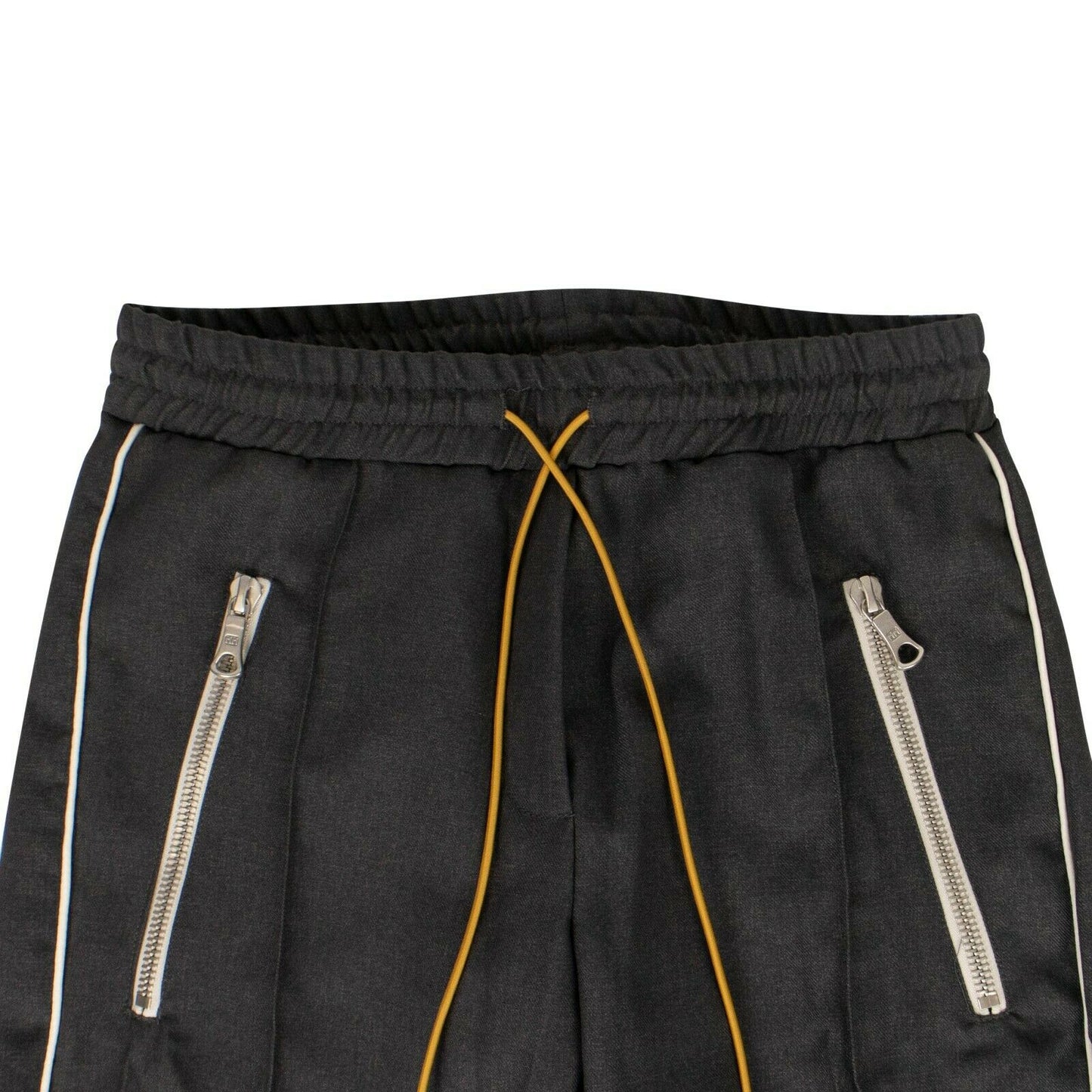 Black Traxedo Side-Stripe Pants