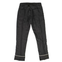 Black Traxedo Side-Stripe Pants