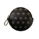 Black Logo Round Coin Pouch