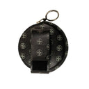 Black Logo Round Coin Pouch