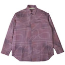 Purple Stiff Button Down Shirt