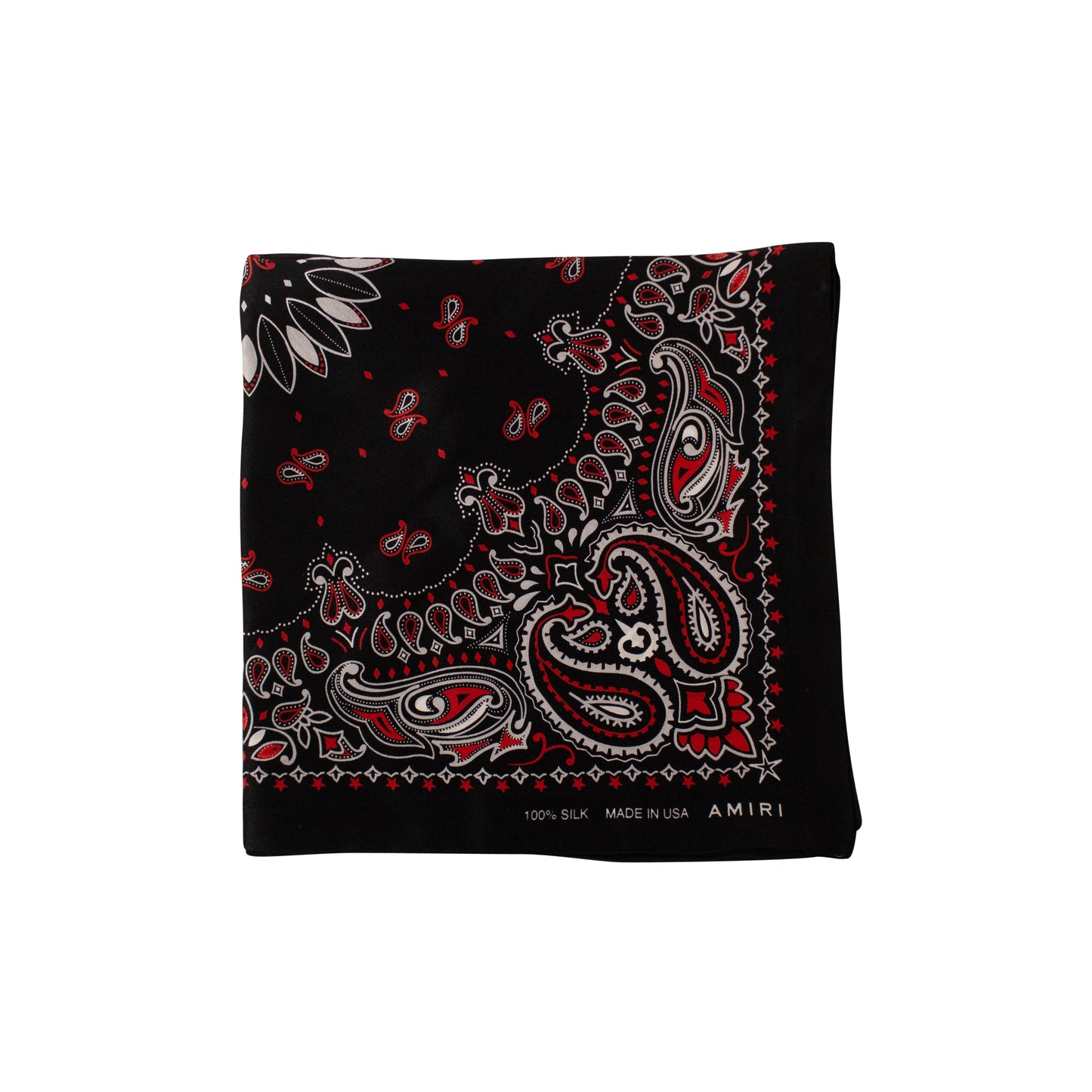 Black Silk Bandana