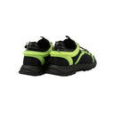 Black and Green Spectre Sneakers