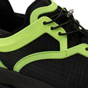 Black and Green Spectre Sneakers