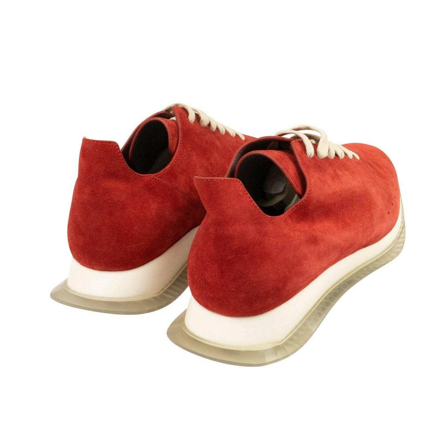 Rick Owens Suede Sneakers - Red