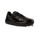 Black Wax Dipped Low Top Sneakers