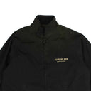 Black Beige Velvet Logo Souvenir Jacket