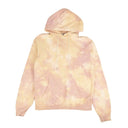 Super Bloom Pink And Yellow Tie Dye Beach Hoodie