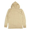 Flax Beige Pilled Pullover Hoodie