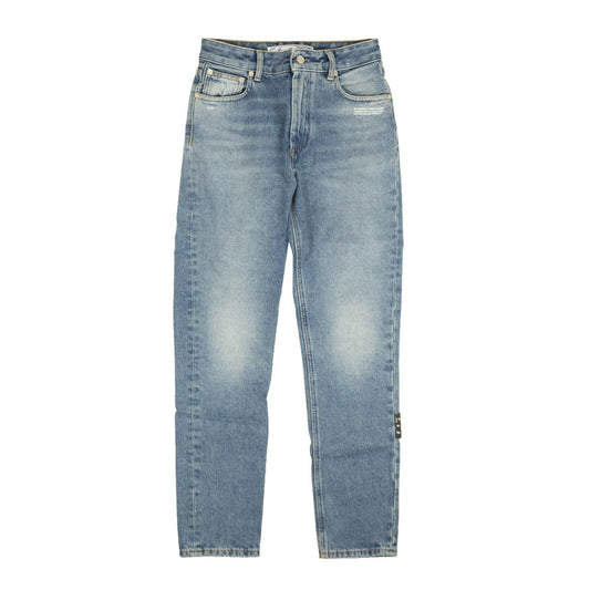 Blue Denim Straight Jeans