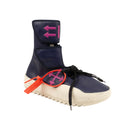 Navy Moto Wrap Sneakers