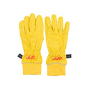 Yellow & Red Logo Gloves