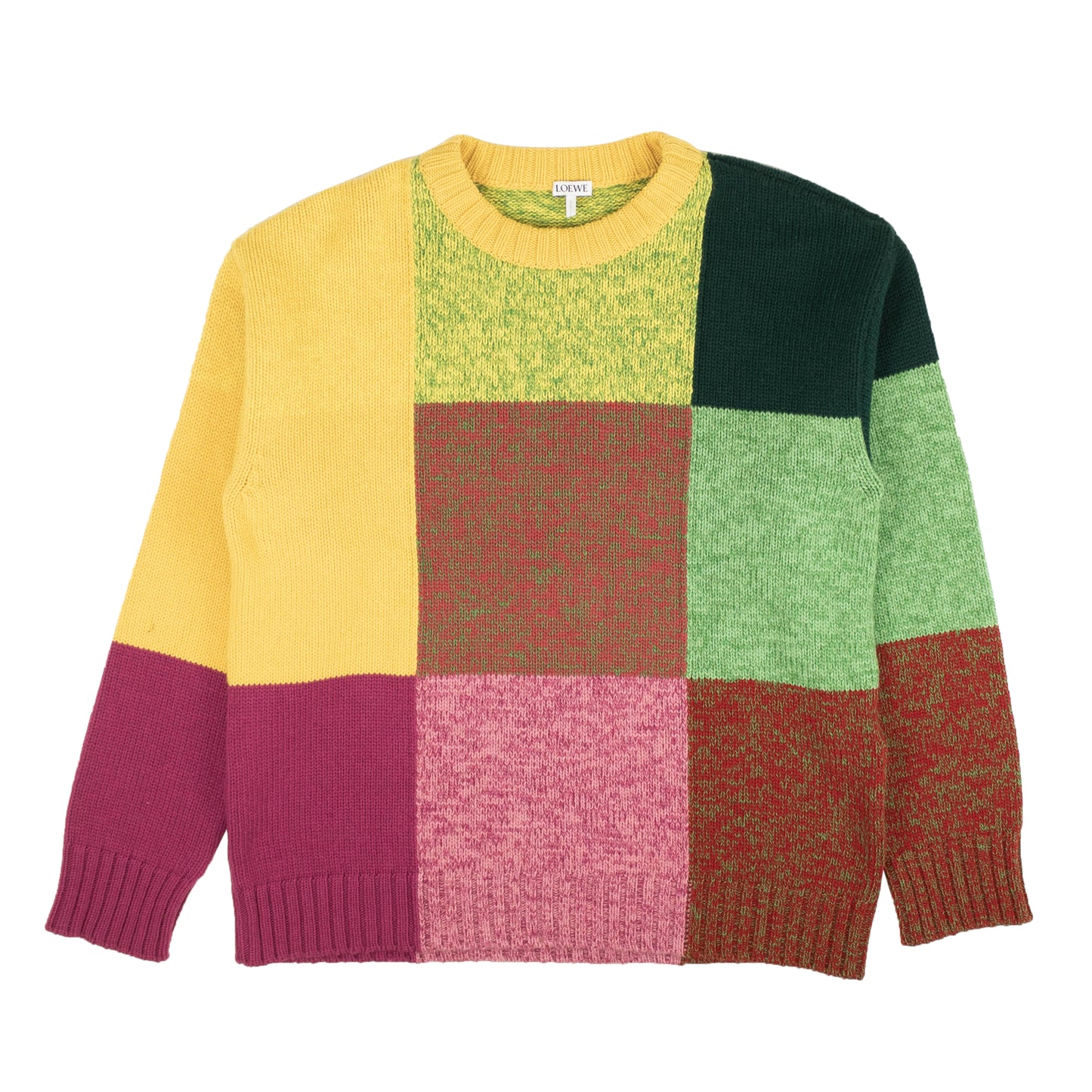 Multicolor Eln Colorblock Pullover Sweater