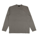 Grey Dotted Long Sleeve Logo T-Shirt