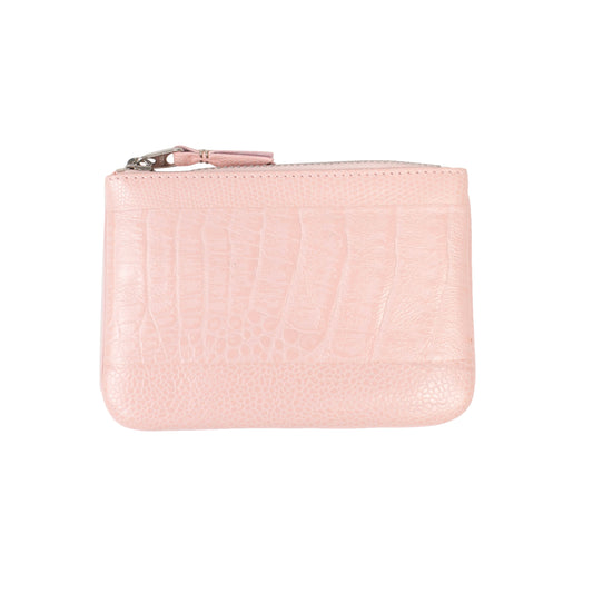 ANIMAL EMBOSSED PINK WALLET