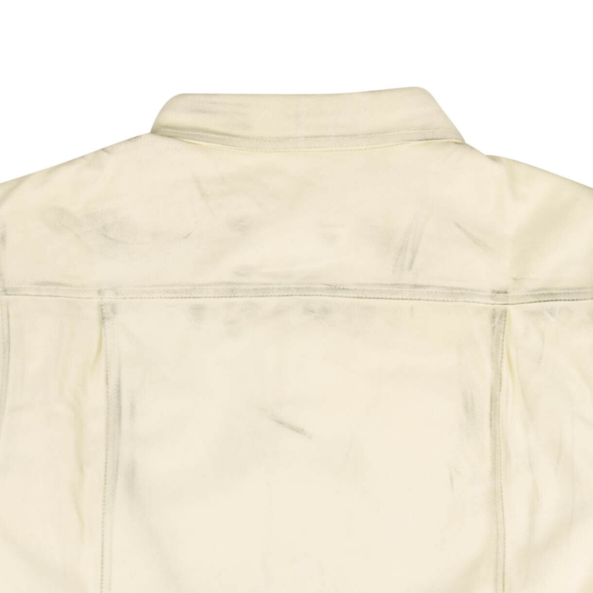 424 On Fairfax Painted Leather Jacket - White