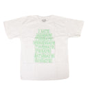 White & Green "I Hate" Short Sleeve T-Shirt