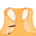 Orange Ribbed Sports Bra